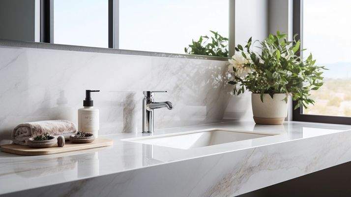 Detail Waschbecken - Visualisierung