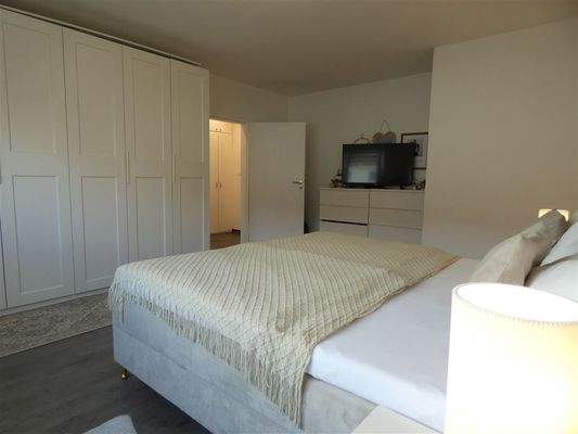 Viel Platz im Schlafzimmer