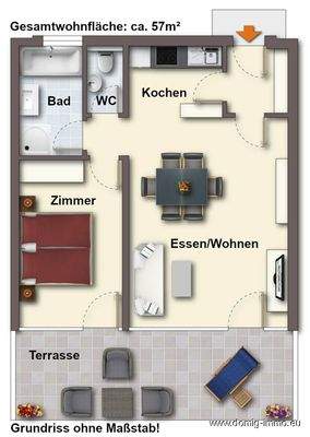 Grundriss ohne Maßstab