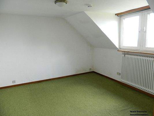 zukünftige Küche im Dachgeschoß