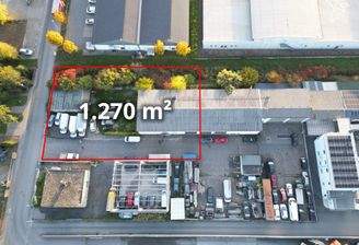 Grundstück mit Markierung