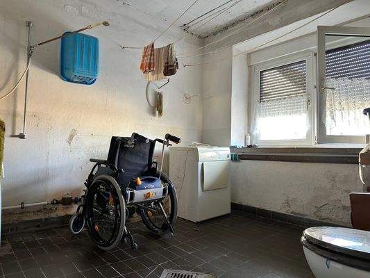 Waschküche im Keller