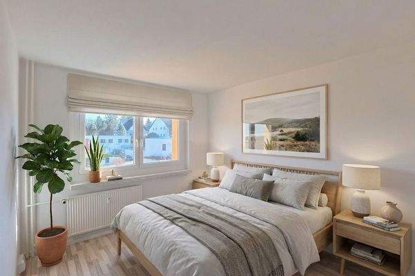 Schlafzimmer- (Einrichtung visualisiert)