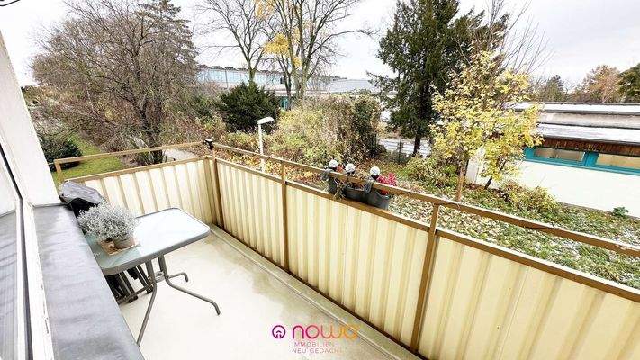 Blick auf den Balkon