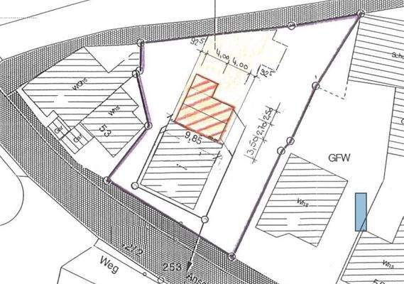 Lageplan inkl. Anbau