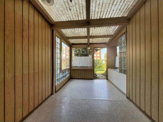 Überdachte Terrasse