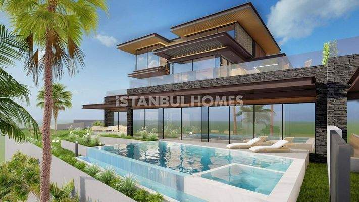 Luxurious Houses with Private Pools in Umraniye Istanbul