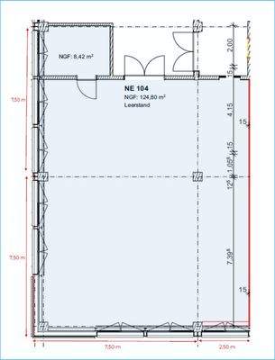 Grundriss 1.OG ca, 134 m²