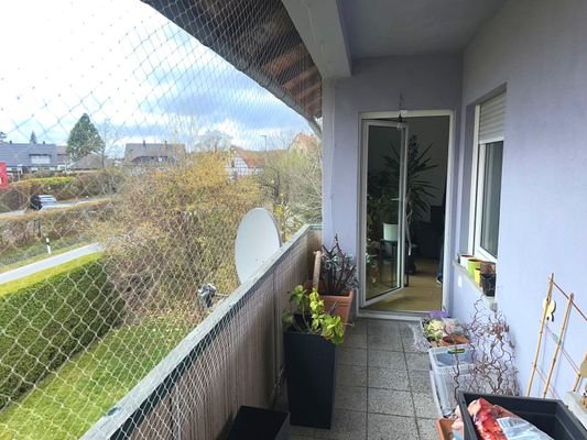 Balkon und Zugang