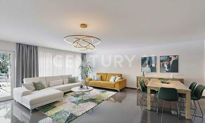 Wohn-Esszimmer Erdgeschoss Visualisierung