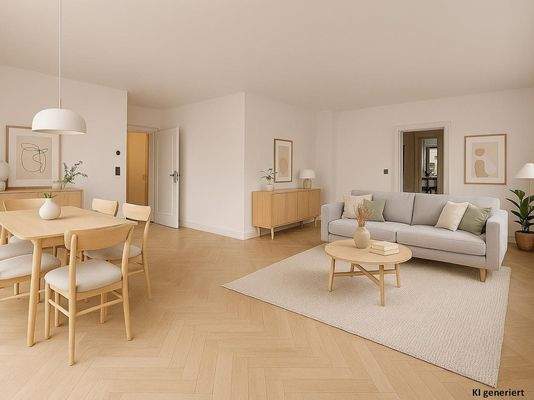 Wohn- und Essbereich KI
