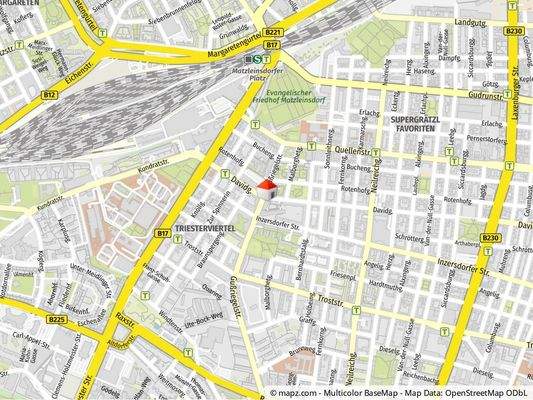 Geolyzer Kartenausschnitt