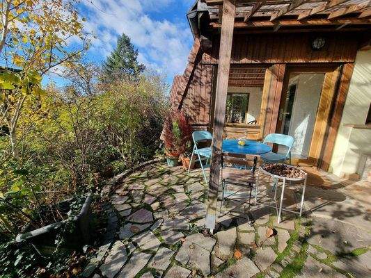 Sonniger Terrassenplatz