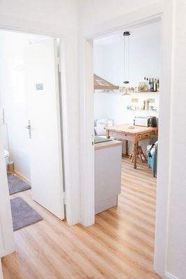 Flur Blick Küche/Bad