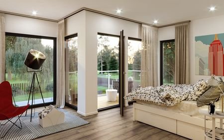 Hausidee_Living_Fertighaus_SOLUTION_242_V7_Schlafzimmer