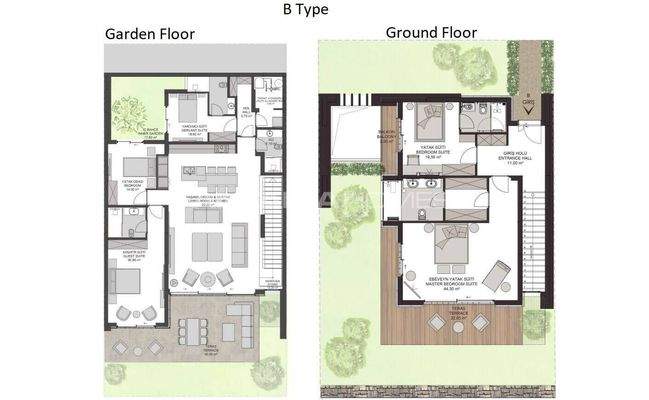 Panoramic Sea View Villas in Complex with Private Beach in Bodrum