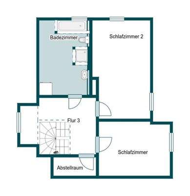 Grundriss Skizze 1.OG