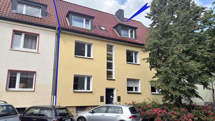 vorderwärtige Ansicht