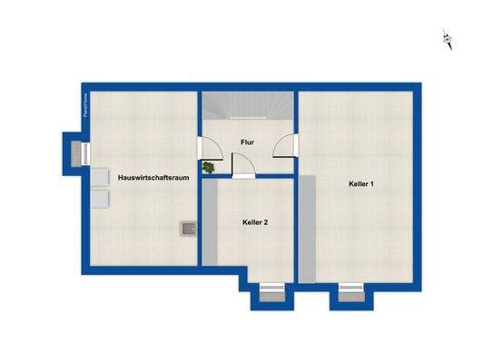 Grundriss Keller