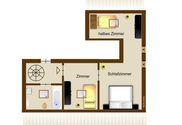 Grundriss Dachgeschoss