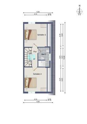Grundriss Dachgeschoss