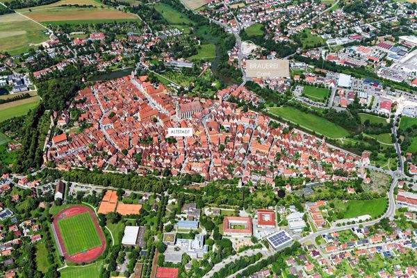Luftbild Brauerei Carré