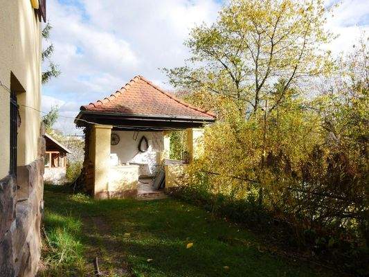  GARTENTERRASSE - Blick auf den PAVILLON