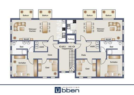 Gesamtübersicht 1. OG