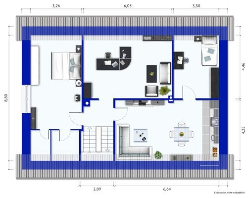 Grundriss Dachgeschoss