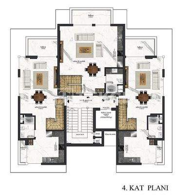 Elegant Real Estate Intertwined with Nature in Alanya Avsallar