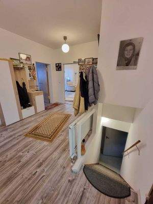 Eingangsbereich mit Kellerblick