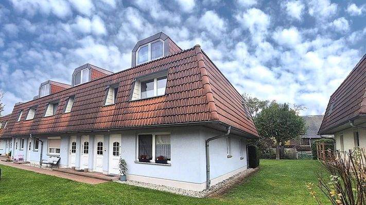 Ansicht des Reihenhauses