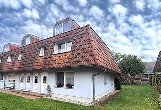 Ansicht des Reihenhauses