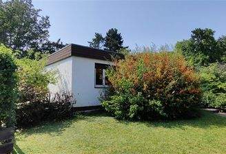 Blick auf den Bungalow