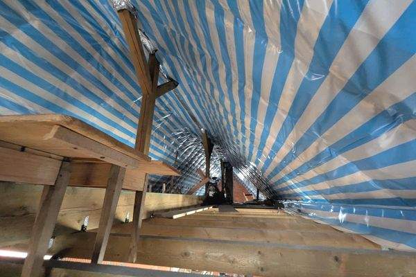 Spitzboden nicht ausgebaut