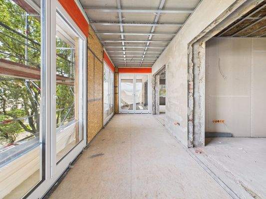 Bereich zwischen Loggien