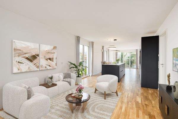 großzüger Wohnbereich auf über 50m²