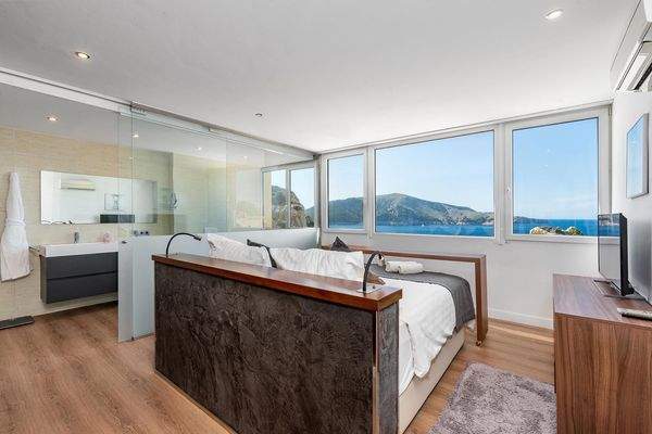 Schlafzimmer mit Bad en Suite