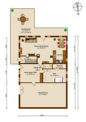 Grundriss Erdgeschoss