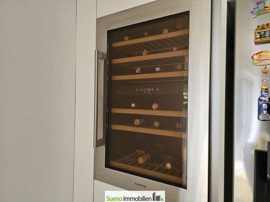 Integrierter Weinkühler