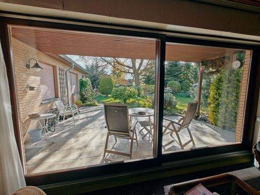 Blick aus Wohnzimmer