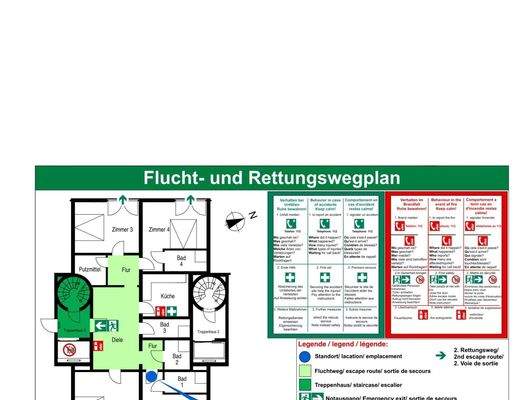 z_Grundriß, Rettungswegplan