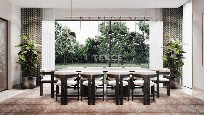 Villas in a Complex with Spacious Private Garden in Ankara, İncek
