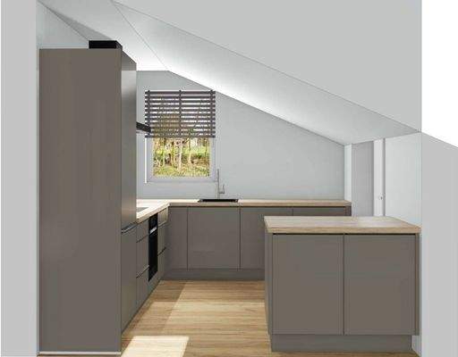 Planungsansicht Küche