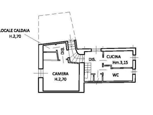 Grundriss untere Etage