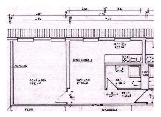 Grundriss Wohnung 5 DG