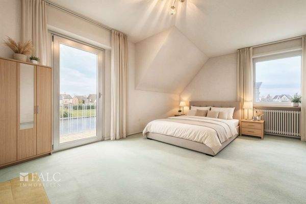 Elternschlafzimmer OG Visualisiert