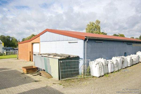 Ansicht Südöstlicher Giebel und nordöstliche Traufseite