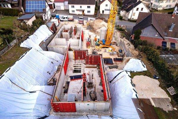 Luftaufnahme Baufortschritt 