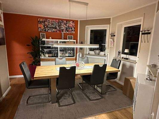 EG - Wohnzimmer - Essbereich - möbliert